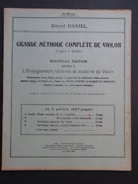 DANIEL Raoul Grande Méthode Complète de Violon 2e Partie Violon par DANIEL  Raoul Grande Méthode Complète de Violon 2e Partie Violon:  Partition&nbsp;de&nbsp;musique