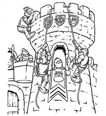 Knights Fight For The Castle Coloring Page Pokemon Coloring Pages Castle Coloring Page Cool Coloring Pages