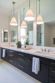 The ricardo bathroom mirror is a large modern mirror best suited in your new modern bathroom. A Beautiful Alternative For Lighting In The Bathroom Designed Modern Master Bathroom Bathroom Design Bathroom Interior Design