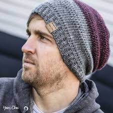 Hyland Men S Hat Crochet Slouch Hat Crochet Mens Hat Slouch Hat Crochet Pattern