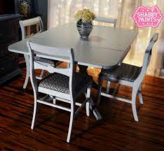 It really compliments the wood color of our antique duncan phyfe style table and chairs and updates the room. Duncan Phyfe Table Painted With Shabby Paints