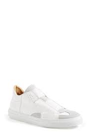 Mm6 By Maison Martin Margiela White Slip On Sneaker Zapatillas De Cuero Zapatos Hombre Zapatos Mujer