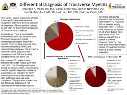 In this article, we examine the causes, signs and symptoms of transverse myelitis, and how physical therapy can. Greetings From The Johns Hopkins Transverse Myelitis Center Srna Blog
