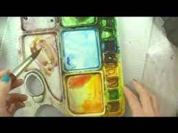 Fine sandpaper won't scratch it but it doesn't solve the beading problem very well either. Tips For Using Your Watercolor Palette Youtube