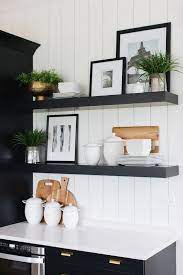 37 Diy Floating Shelves And Bathroom Update Kitchen Shelf Decor Floating Shelves Kitchen Wood Shelves Kitchen
