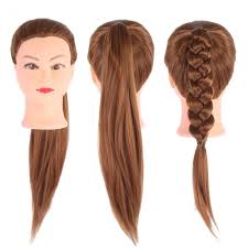 Cosmetology mannequin head ,professional for hairdresser preparation, 100% human hair. 26 Synthetic Fiber Mannequin Head Hairdresser Braiding Practice Dummy Training Doll Heads Cosmetology Female Doll Head Blond In Braiders From Beauty Health On Aliexpress