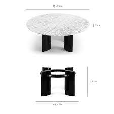 Charles eastlake era 1800 s victorian walnut parlor coffee table with marble top. Carlotta Coffee Table White Marble Top And Black Legs