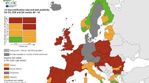 Ecdc Saisprezece State Din Uniunea EuropeanÄƒ Printre Care È™i Romania Sunt In Zona RoÈ™ie De Risc Epidemic Covid 19 Economica Net