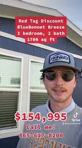 ‼️Red Tag Discount Home of the Day‼️, 📞Call me: 865-617-8200📞, Bluebonnet  Breeze