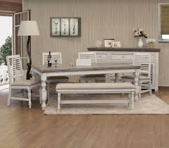 Warm and confortable scandinavian white and gray living room with dining table, sofa and fur carpet, potted plant and parquet. Stone Rectangular Dining Room Set Off White Gray Ifd Furniture Furniture Cart