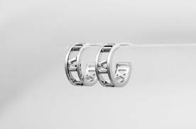 Heart earrings small please return to tiffany & co. Lot Art Tiffany Co Atlas Hoop Earrings Silver Earrings