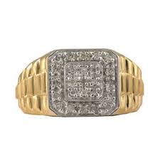 Rolex watches are crafted with scrupulous attention to detail. Yellow Gold Men S Diamond Nugget Rolex Ring Gemologica A Fine Online Jewelry Store