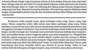 Bahasa lampung yang merupakan bahasa daerah provinsi lampung adalah salah satunya. Contoh Essay Tentang Kontribusi Untuk Indonesia