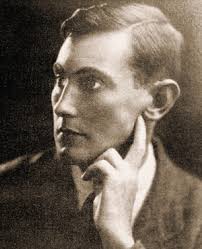 Image of Oil painting of Isaac Rosenberg, 1909 (b/w photograph) by Unknown  Artist, (20th century)