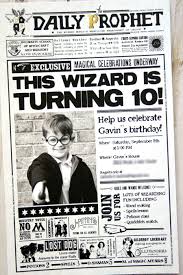 Template Harry Potter Happy Birthday Card Printable Invite Your Guests To A Harry Potter Birthday Party With This Daily Prophet Harry Potter Birthday Invitations Harry Potter Birthday Harry Potter Birthday Cards