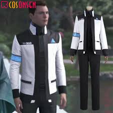 Detroit become human dots lines swirls coloring book: Detroit Become Human Connor 900 Cos Rk900 Agent Suit Uniform Cosplay Costume Cosplayonsen Customize Made Movie Tv Costumes Aliexpress