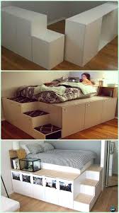 Diy Ikea Hacks Bett Mit Stufen Bed Frame Design Diy Space Saving Room Diy