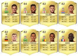 Voted your favourite cb of fut 17, earn this futties winner item (untradeable)! Liverpool News Adam Lallana Better Than Sadio Mane As Fifa 17 Player Ratings Revealed Metro News