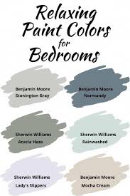 White, pale greens, blues and greys are perfect if you prefer cooler colors but warmer tones like blush pinks, super pale oranges and yellows can be equally relaxing. Need A Relaxing Paint Color For Your Bedroom Check Out These 6 Beautiful Paint Colors Perfect For Relaxing Paint Colors Soothing Paint Colors Calming Bedroom