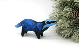 Dachs Figur Tier Totem Skulptur Fantasy Mond Wanderer Fimo Etsy Gifts For Nature Lovers Art Lion Sculpture