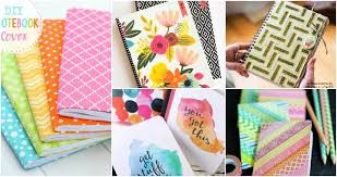 Diy gummy bears, fluffy grass and brick wall notebooks. 30 Diy Notebook Cover Ideas Diy Notebooks Diy Crafts