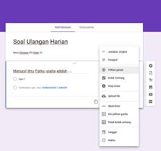 Cara Mudah Membuat Ulangan Online Pakai Pasword Atau Token Dengan Google Formulir