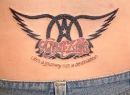 Aerosmith Falling In Love Is Hard On The Knees Lyrics Tatoo De Fan De Aerosmith Cancion Amazing Life S A Journey Not A Destination Aerosmith Tattoo Tattoos Tattoo Designs
