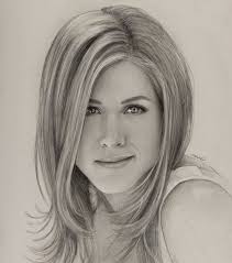 Throwback drawing I did of @jenniferaniston a few years ago. This one shows  perfectly the power of the gel pen. Just one tiny highlight becomes the  first thing you see because of