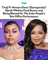 🔗: bit.ly/3FK1JaM Taraji P. Henson is shutting down rumors about a rift  between her and Oprah Winfrey. 📷️: Getty