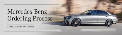 Lease example based on $438 per month for 45 months. Process For Ordering Your Custom Mercedes Benz