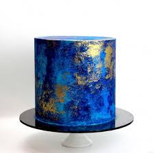 30th Birthday Cake For Him Blue Blue Gold Cake Blue Birthday Cakes Wedding Cake Embellishments Marble Cake