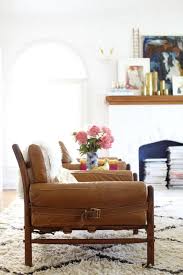 Beautiful Leather Chairs Love The Straps With Images Emily Henderson Living Room Home Decor Decor