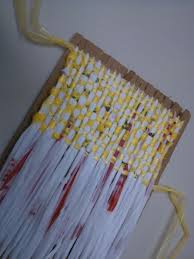 Recycled Crafts How To Make A Cardboard Loom Plastic Bag Crafts Recycled Crafts Plastic Crafts