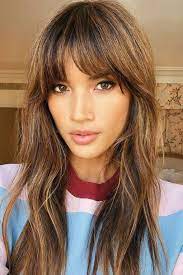 From side bangs to choppy layered fringes, let's explore the best ways to style long hair with bangs. Fringe Hairstyles From Choppy To Side Swept Bangs Glamour Uk
