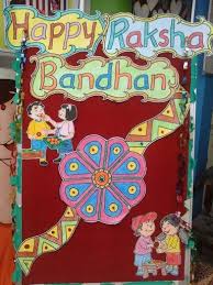Happy Rakshabandhan School Board Decoration Happy