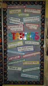Smart Talk Math Talk Math Bulletin Boards Sentence Starters