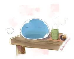 Relaxed Slime Slime Anime Wallpaper Blue Hair Anime Boy
