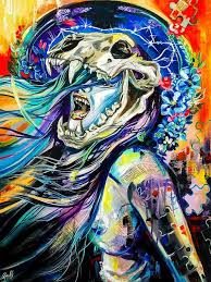 Leo Painting Leo Leo Fine Art Painting Horoscope Painting Etsy In 2020 Zodiac Art Art Surrealism Painting