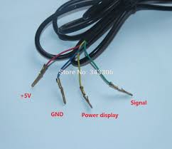 Grin has a diagram on their page, but they just show the plug ends with what they are electrically. 36v 800w Motor Brushed Controller Electric Scooter Throttle Twist Grips Power Display Motor Brush Controller Motor Brushescontroller Control Aliexpress