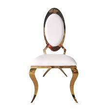 Flash furniture ghost chair with oval back in transparent crystal. Washington Oval Back Chair Gold Mtb Event Rentals