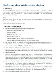 Musterverträge muster vorlagen verträge vertragsmuster. Kaufvertrag Unbebautes Grundstuck Muster Zum Download