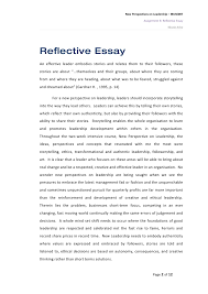 A reflection paper refers to one where the student expresses their thoughts and sentiments about specific issues. Writing A Self Reflective Essay