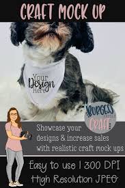 Dog Bandana Ii Craft Mock Up High Resolution Jpeg 468423 Clothing Design Bundles In 2020 Michaels Crafts Store Michaels Craft Dog Bandana