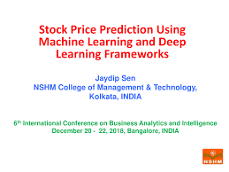 Pdf Stock Price Prediction Using Machine Learning And Deep