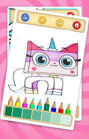 Printable free printable unikittys coloring page. Coloring Book For Unikitty Coloring Princess Game For Android Apk Download