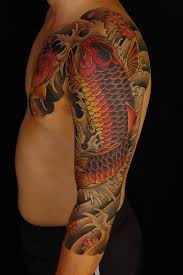 Japanese koi sleeve tattoo sleeve tattoos have been increasingly in. Japanese Koi Sleeve Tattoos Infinitytattoos Info Japanese Flickr