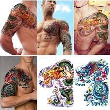 Top 80 tato abstrak terbaik untuk pria desain artistik. 5 Pcs Lot Tahan Air Colorful Raglan Naga Tato Palsu Stiker Cool Lengan Bahu Abstrak Sementara Tato Untuk Pria Dan Wanita Tattoo For Men Temporary Tattoos For Mentemporary Tattoo Aliexpress
