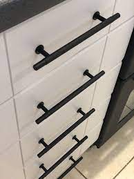 Black Cupboard Handles For Kitchen With 160mm Centres P110509bl Cupboard Handles Kitchen Handles Cleaning Cabinets
