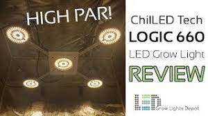 The chilled growcraft x6 1000w, as well as all the other growcraft series led grow lights, give you all the benefits of the gavita pro 1700e and the fluence spyder, at a much lower cost. Chilled Tech Logic 660 Led Grow Light Review Youtube