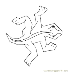 Mc Escher Single Lizard Tile Coloring Page Free Printable Coloring Pages Escher Art Mc Escher Tessellation Art